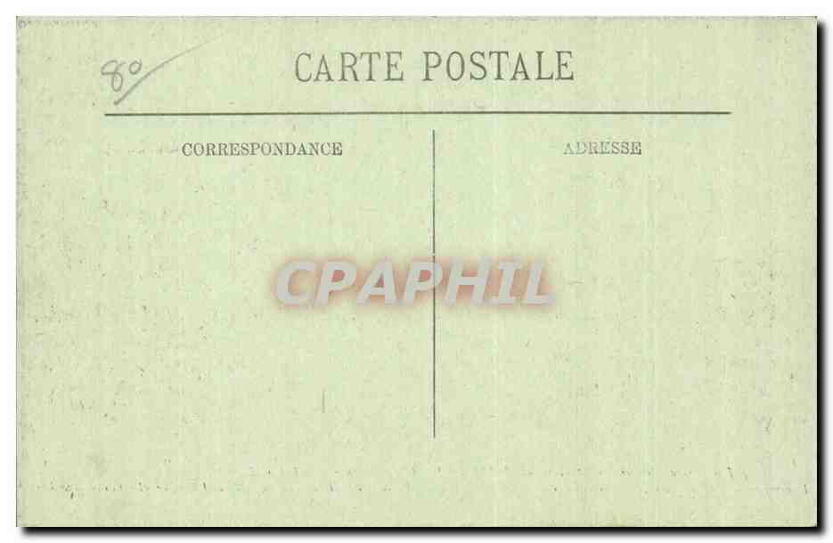 CPA Ham Pommiers coupes par les allemands en retraite — Back