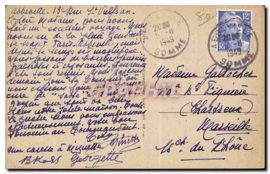 Abbeville — Place de l'Amiral-Courbet — LL.14 — Rückseite