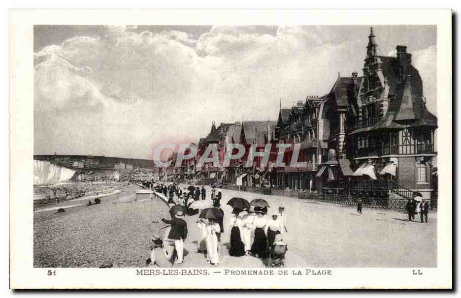 Mers-les-Bains — Promenade de la Plage — LL
