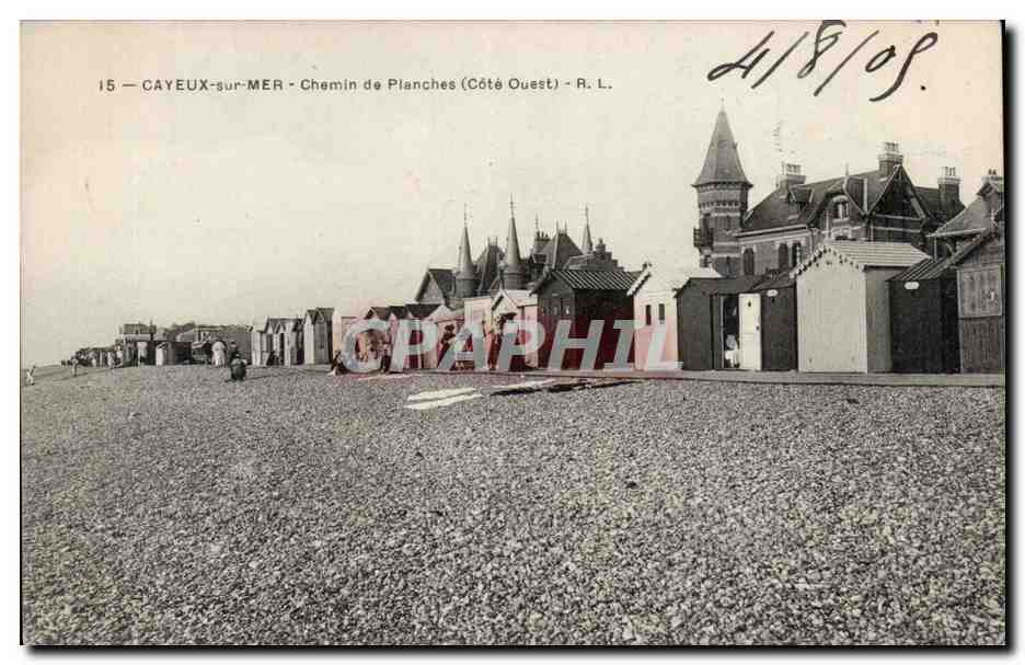 CPA Cayeux sur mer Chemin des planches
