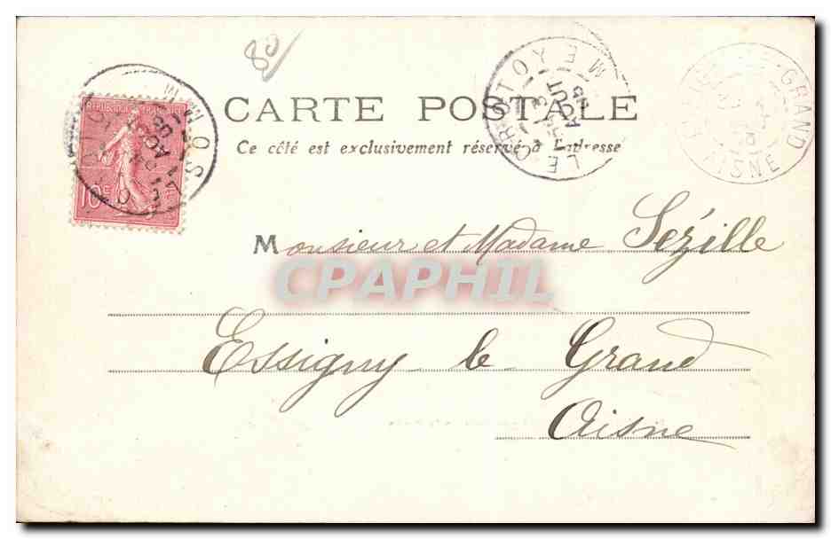 CPA Le Crotoy Vue generale de la plage — Rückseite