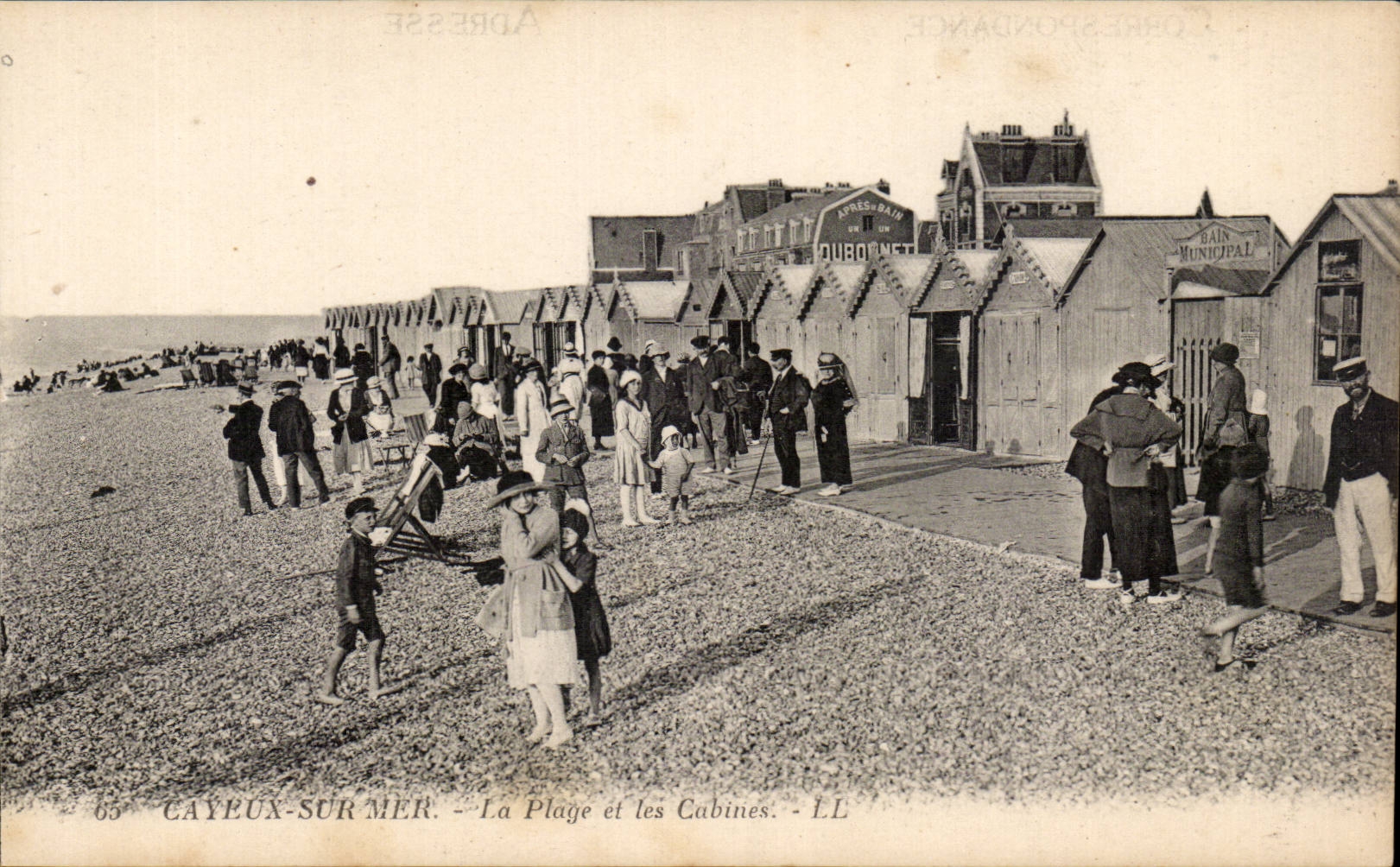 CPA Cayeux sur Mer La plage et les cabines