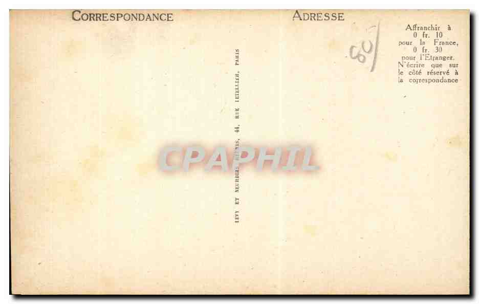CPA Cayeux sur Mer La plage et les cabines — Back