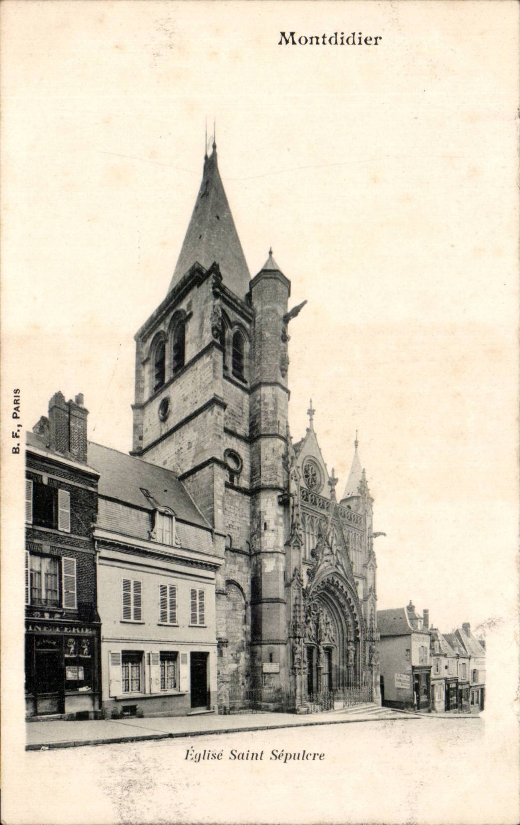 CPA Montdidier Eglise Saint Sepulcre
