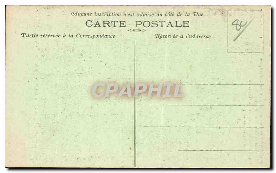 CPA Proyart Arc de triomphe Aux defenseurs de la Somme Castelnau — Back
