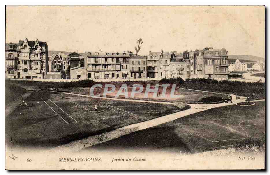 MERS-LES-BAINS — Jardín del Casino — CPAPHIL N°60