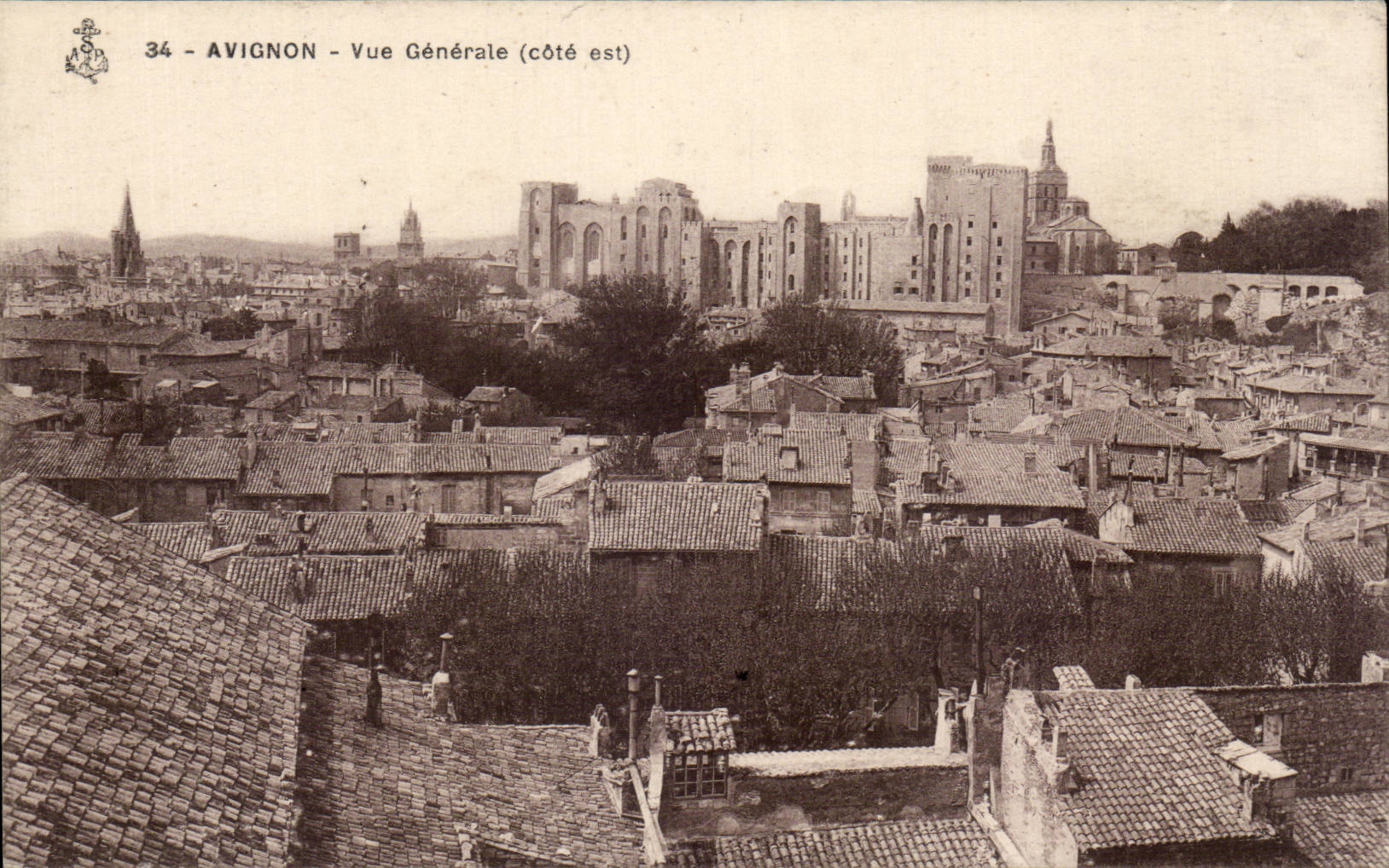 CPA Avignon Vue generale