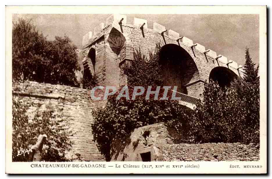 CPA Chateauneuf de Gadagne Le chateau