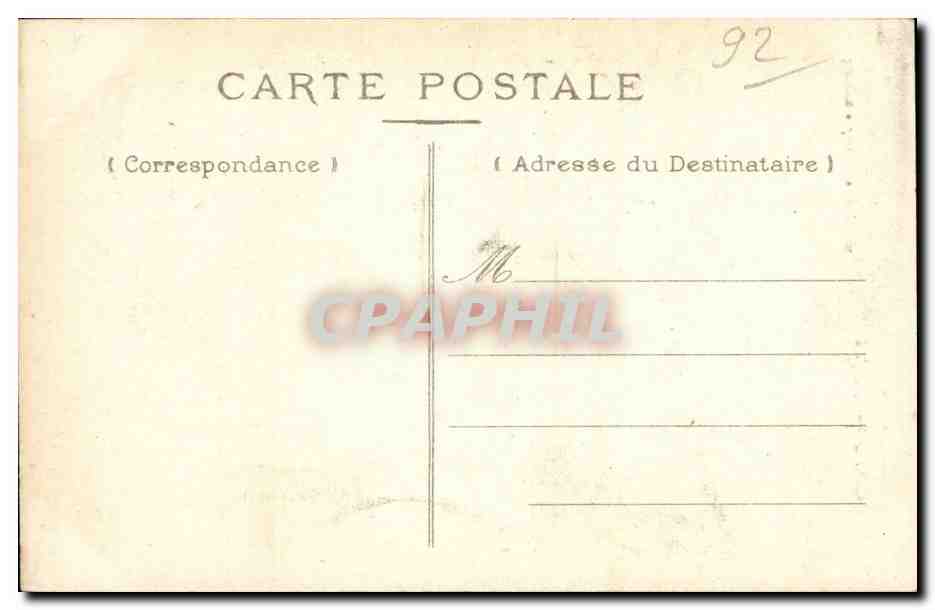 CPA Chateau de la Malmaison Berceau du roi de Rome — Verso