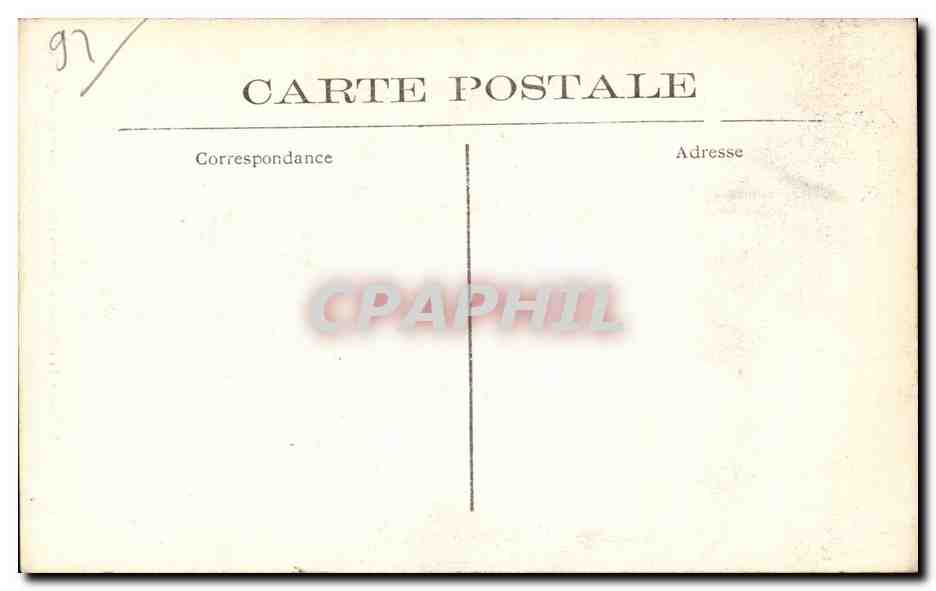 CPA Rueil Interieur de l'eglise Tombeau de l'imperatrice Josephine  — Rückseite