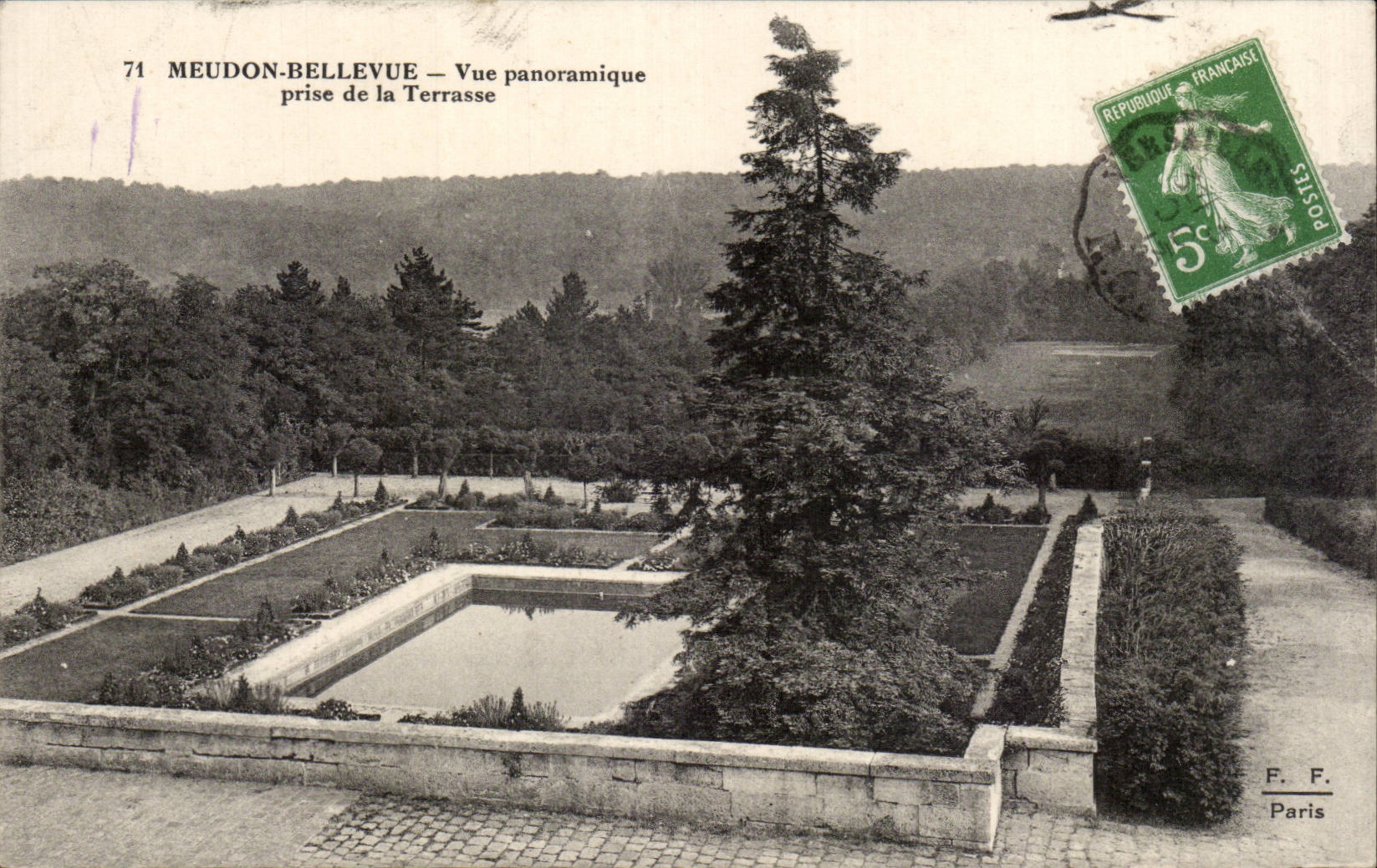 CPA Meudon Bellevue Vue panoramique prise de la terrasse