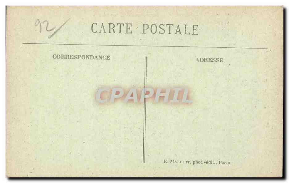 CPA Neuilly sur Seine Notre Dame de la Compassion Chapelle du Duc d'orleans — Rückseite