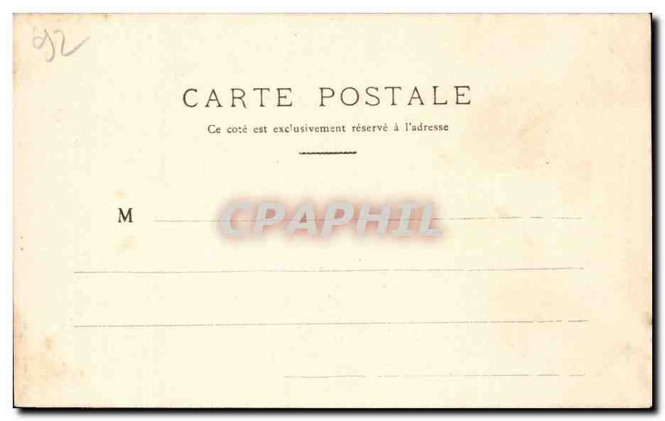CPA Vue du berceau de l'ouest Parc de Saint Cloud Le pont — Rückseite