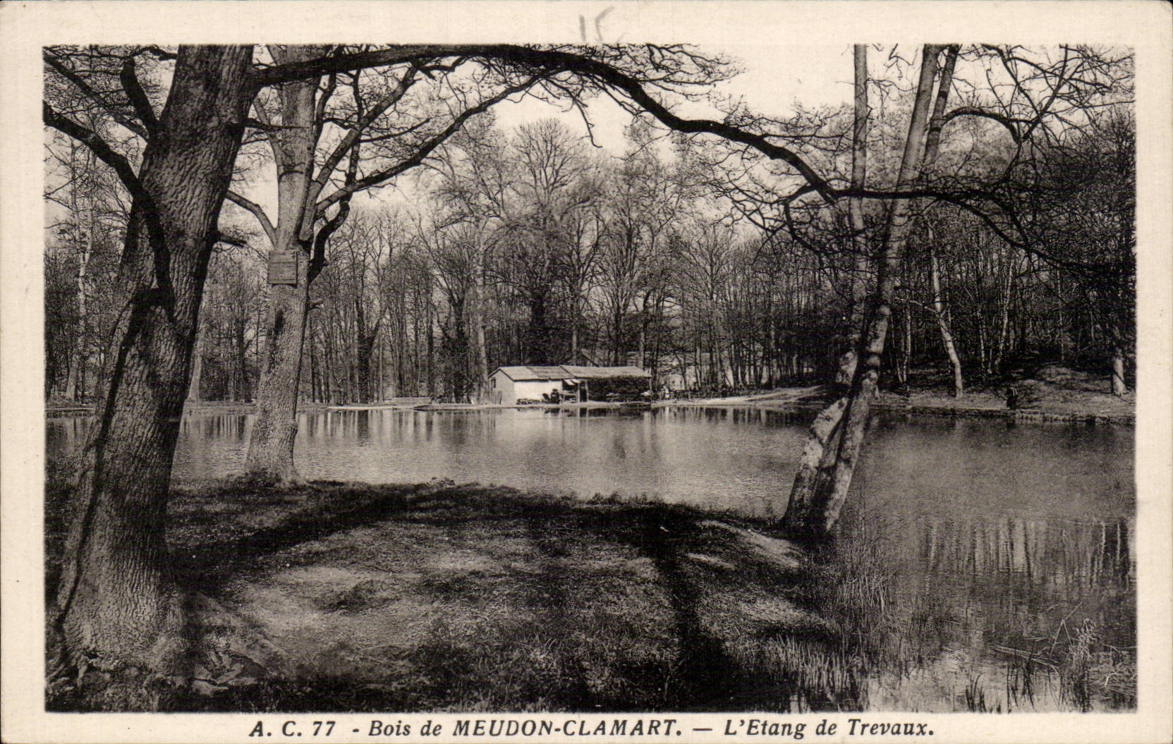 CPA Bois de Meudon Clamart L'etang de Trevaux