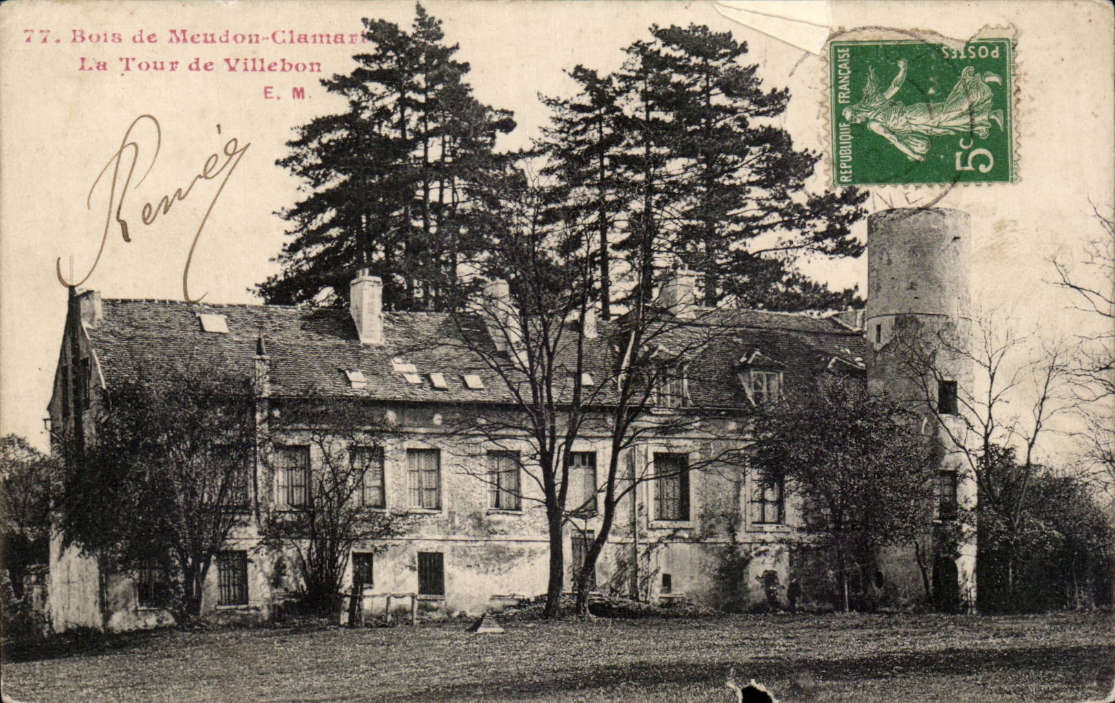 CPA Bois de Meudon Clamart La tour de Villebon