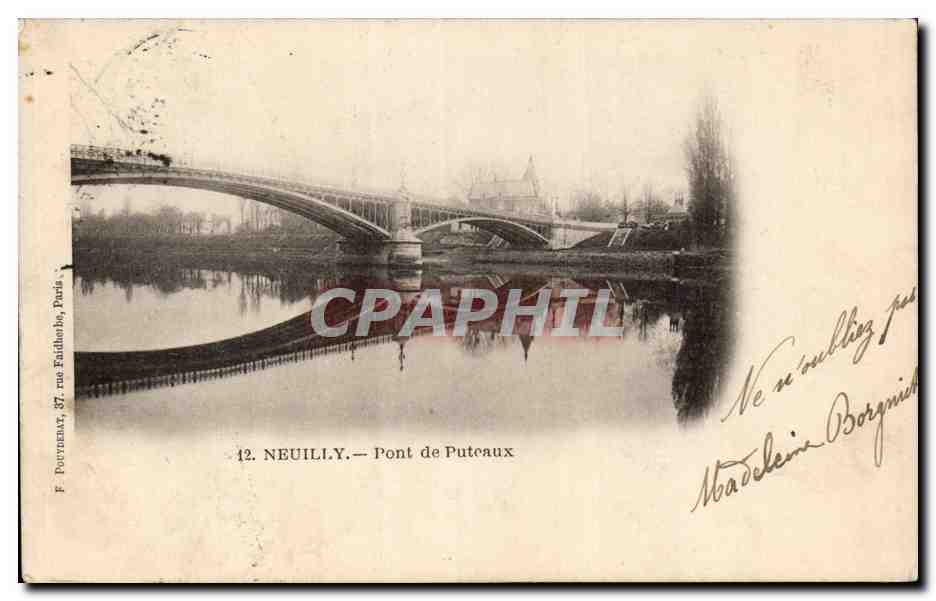 CPA Neuilly l'etang de Puteaux