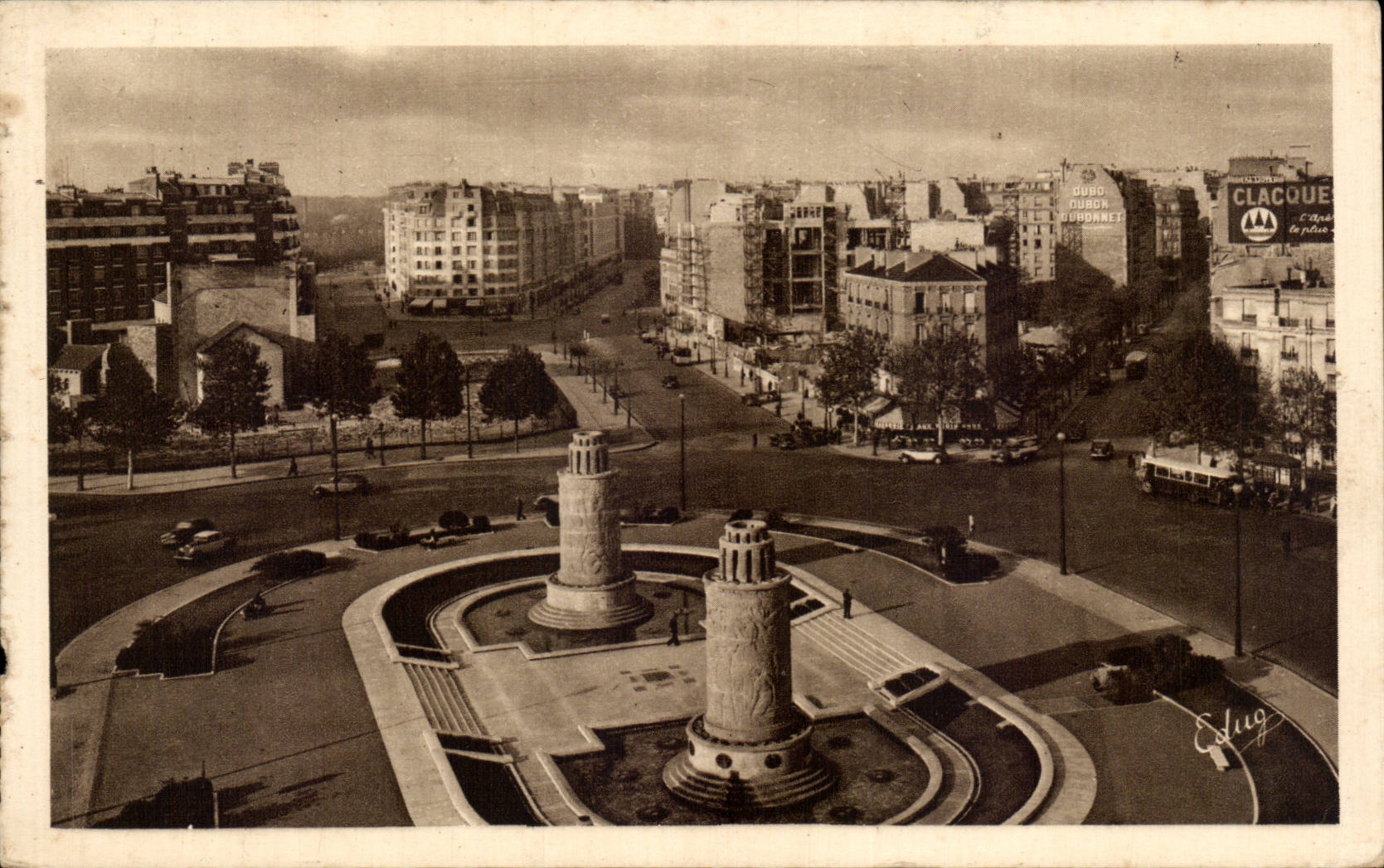 CPA Paris Boulogne Billancourt La porte de Saint Cloud