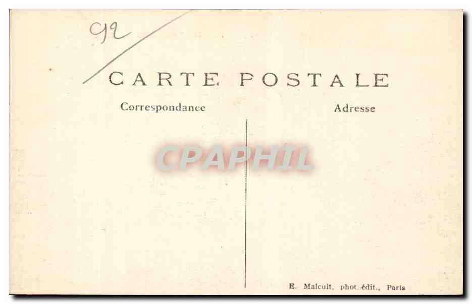 CPA Neuilly sur Seine La mairie — Rückseite
