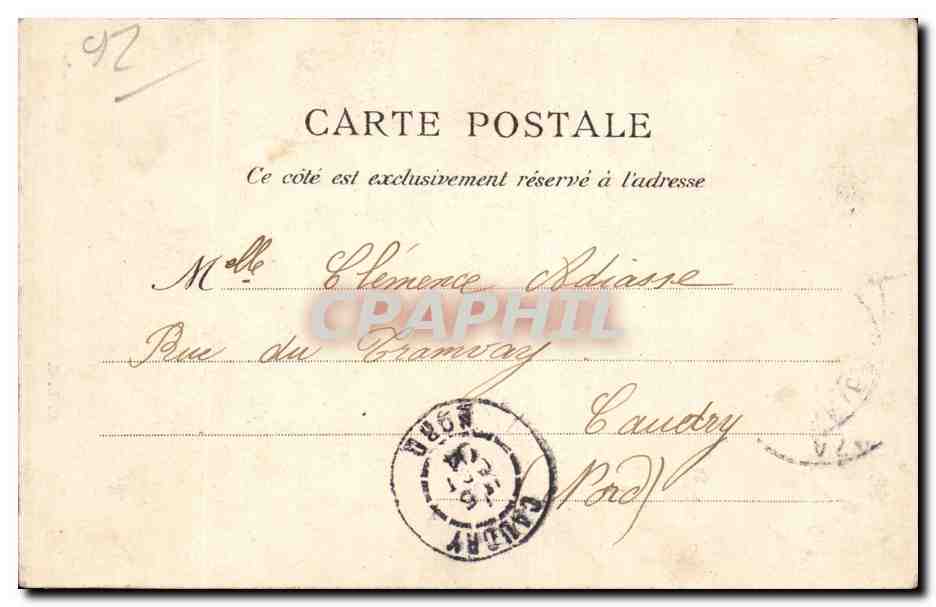 CPA Asnieres Hommage a Loulou Chien Dog Cimetiere — Rückseite