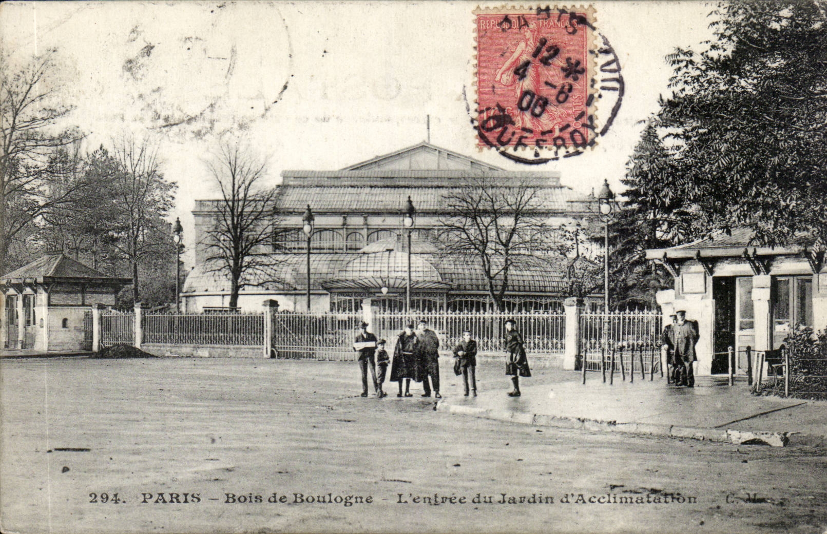 PARIS - Bois de Boulogne - L'entrée du Jardin d'Acclimatation - C. Né