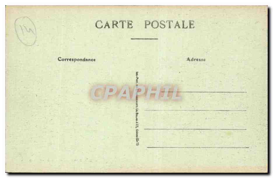 Clécy (Calvados) — Rochers et Route du Vey — Édit. Bifère, Effché Mailhaut, Caen — Verso