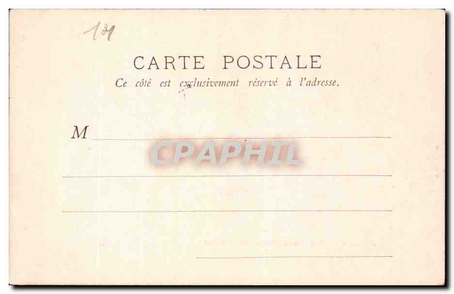 CPA Caen Abbaye aux Dames (Eglise Ste Trinite) — Verso