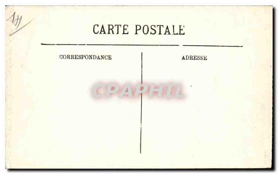 CPA Caen Vue generale du chateau prise de Saint Pierre — Rückseite