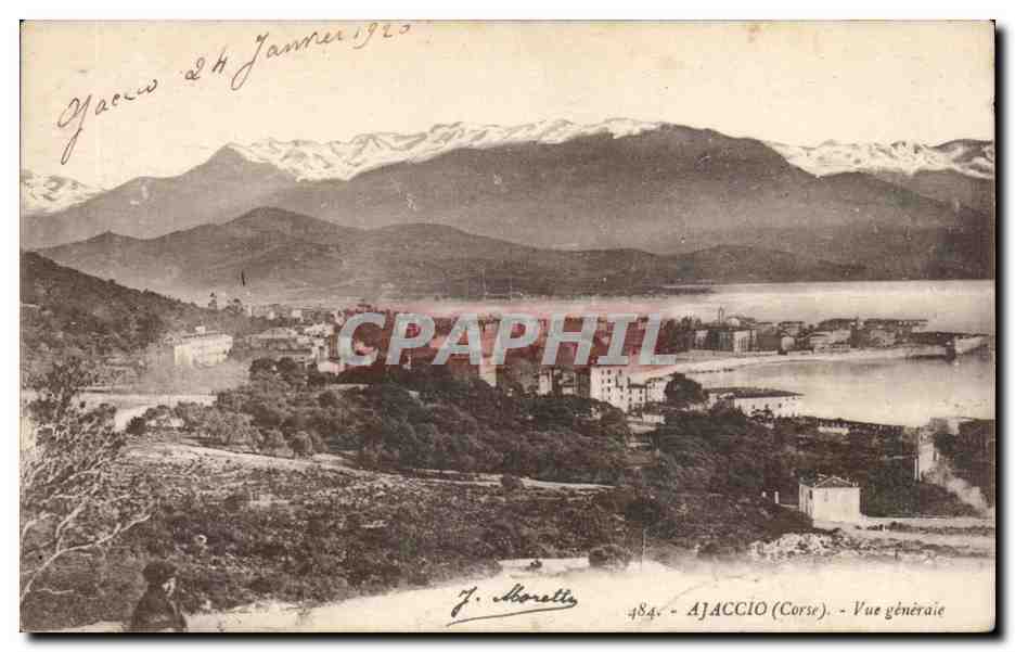 Corse - Corsica - Ajaccio - Vue Generale - CPA 