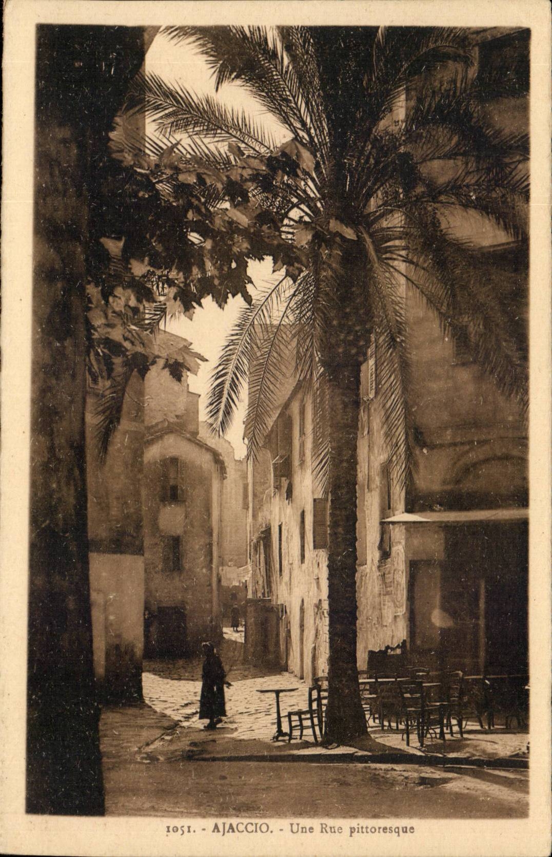 Corse - Corsica - Ajaccio - Une Rue Pittoresque - CPA 