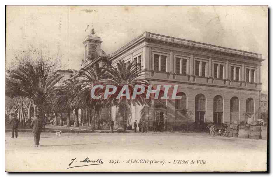 Corse - Corsica - Ajaccio - L'Hotel de Ville - CPA 
