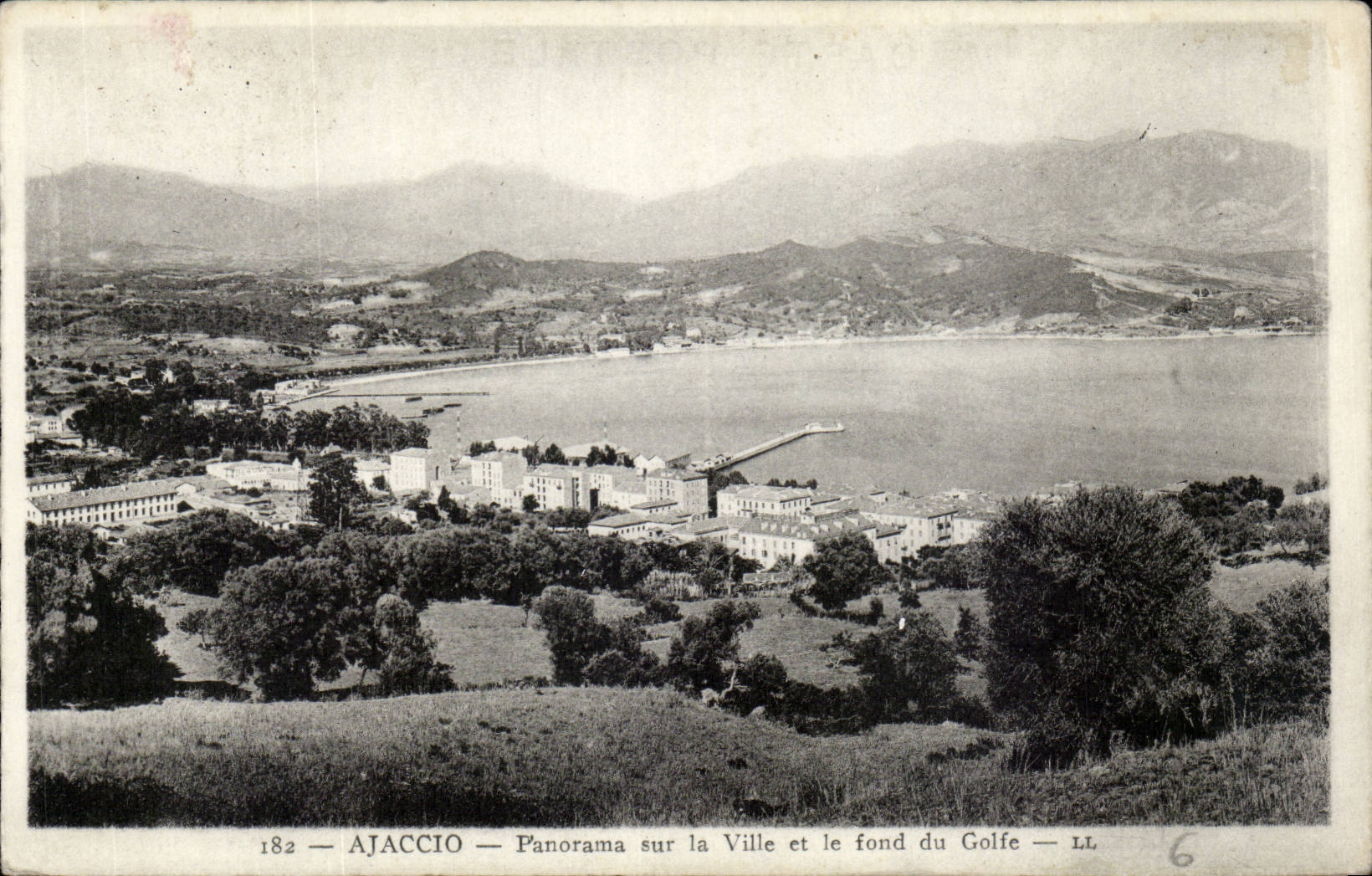 Corse - Corsica - Ajaccio - Panorama sur la Ville et le fond du Golfe - CPA 