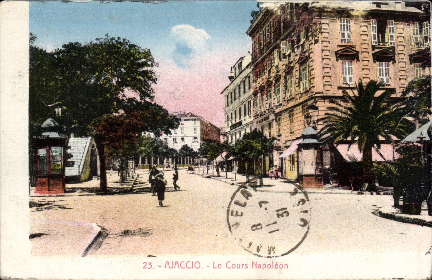 Corse - Corsica - Ajaccio - Le Cours Napoleon I - CPA 
