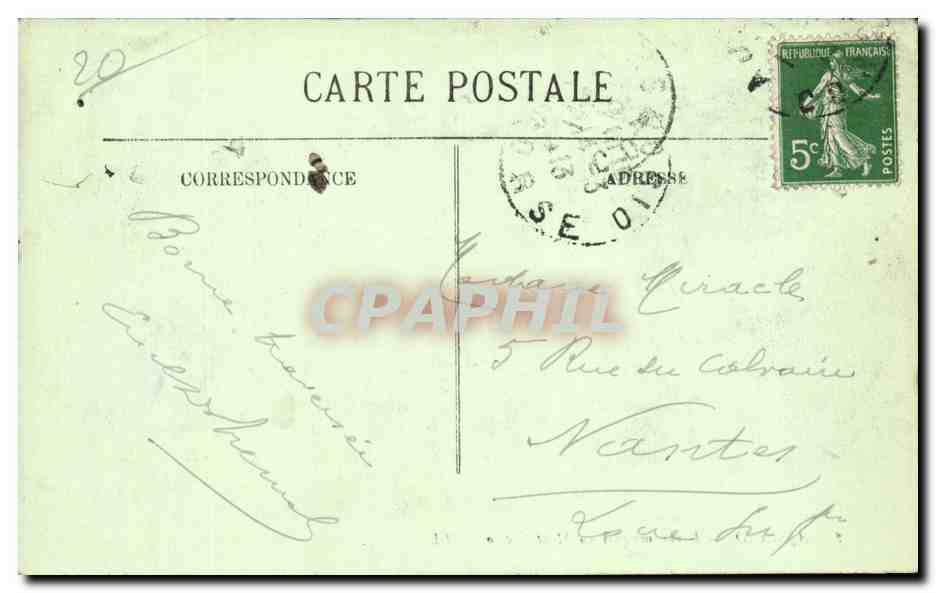Ajaccio — Panorama pris du Mont-Cacalo — LL. n°2 — Reverso
