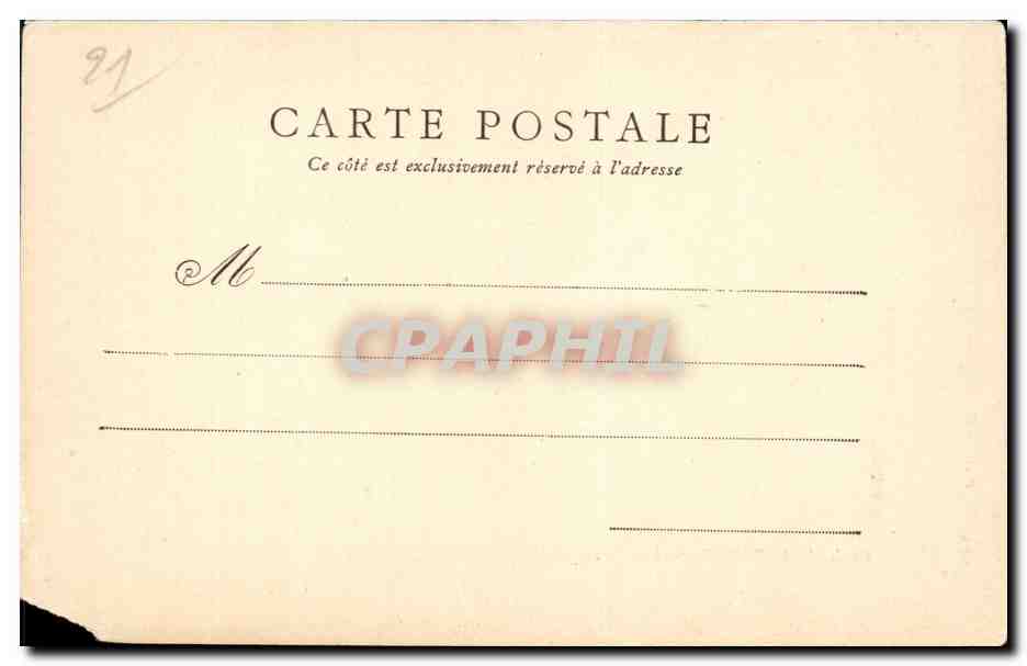 Dijon - Cathedrale St Benigne - CPA  — Verso