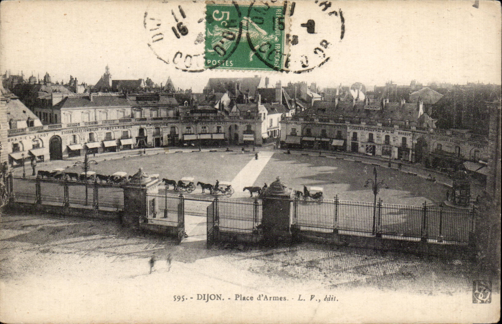Dijon - Place d'Armes - CPA 