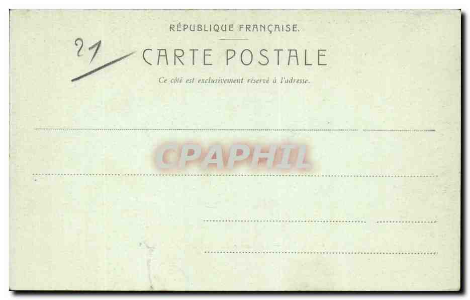 Dijon - La Bourse du Commerce et l'Eglise Saint Michel - CPA  — Rückseite