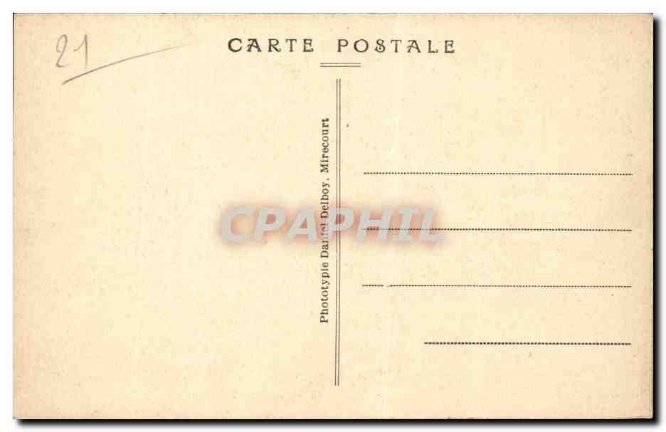 Dijon - La Gare - CPA  — Verso