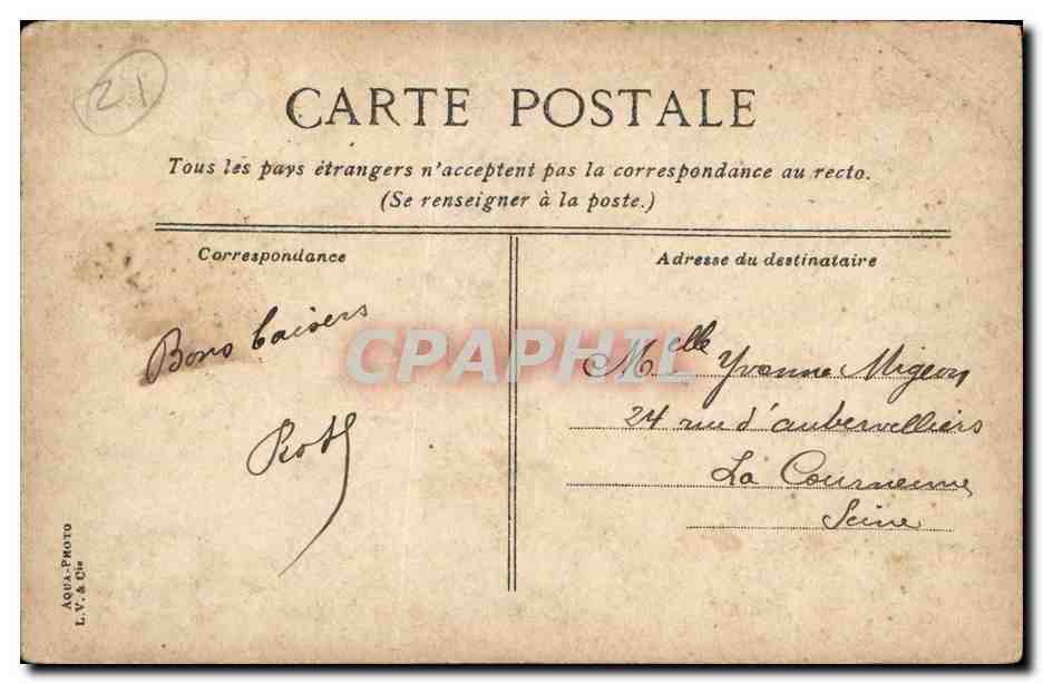 Dijon - Puits d'Amour - CPA  — Rückseite