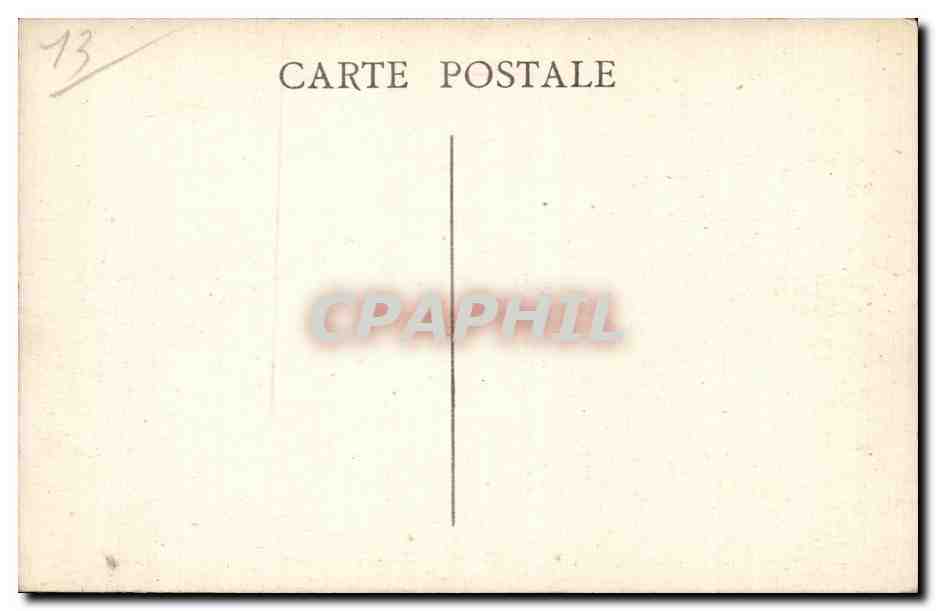 Marseille - La Place Castellanc - Fontaine Cantini - Notre Dame de la Garde - CPA  — Rückseite