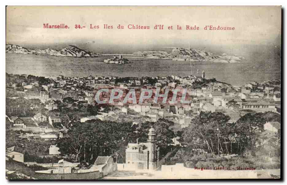 Marseille - Les Iles du Chateau d'If - CPA 