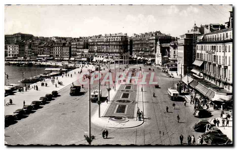Marseille - Quai des Belges et le Nouveau Jardin - CPA - 