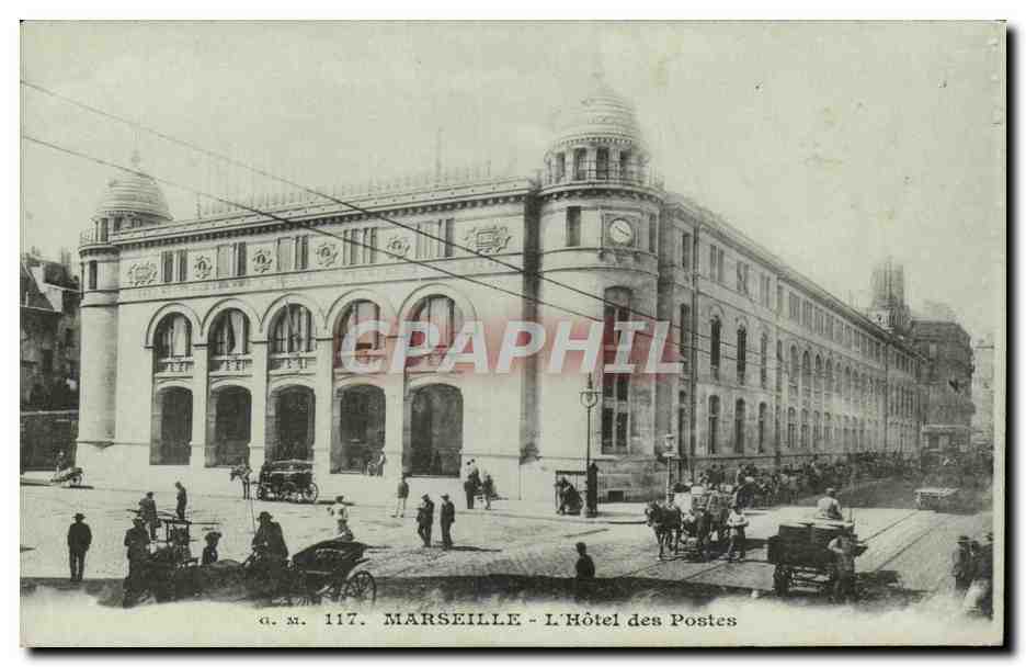 Marseille - L'Hôtel des Postes — G.M. 117, éditeur G.M.