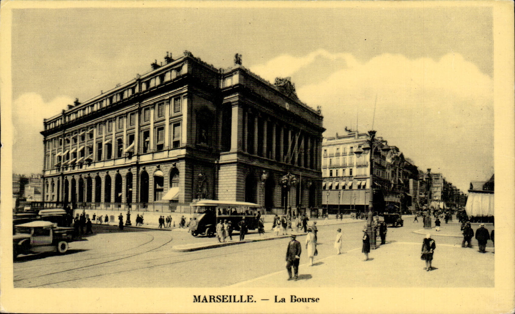 Marseille - La Bourse - CPA 