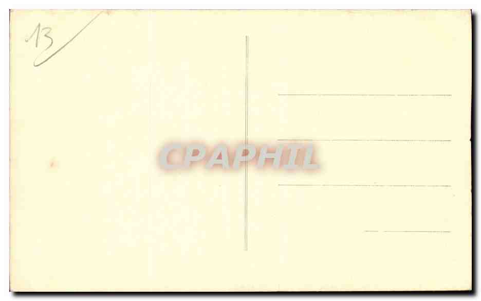Marseille - La Bourse - CPA  — Verso
