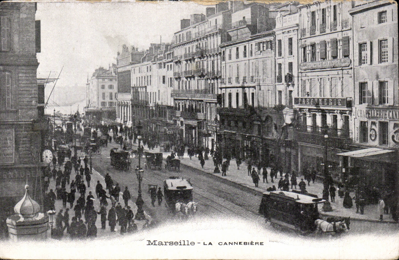 Marseille - La Cannebiere - CPA 
