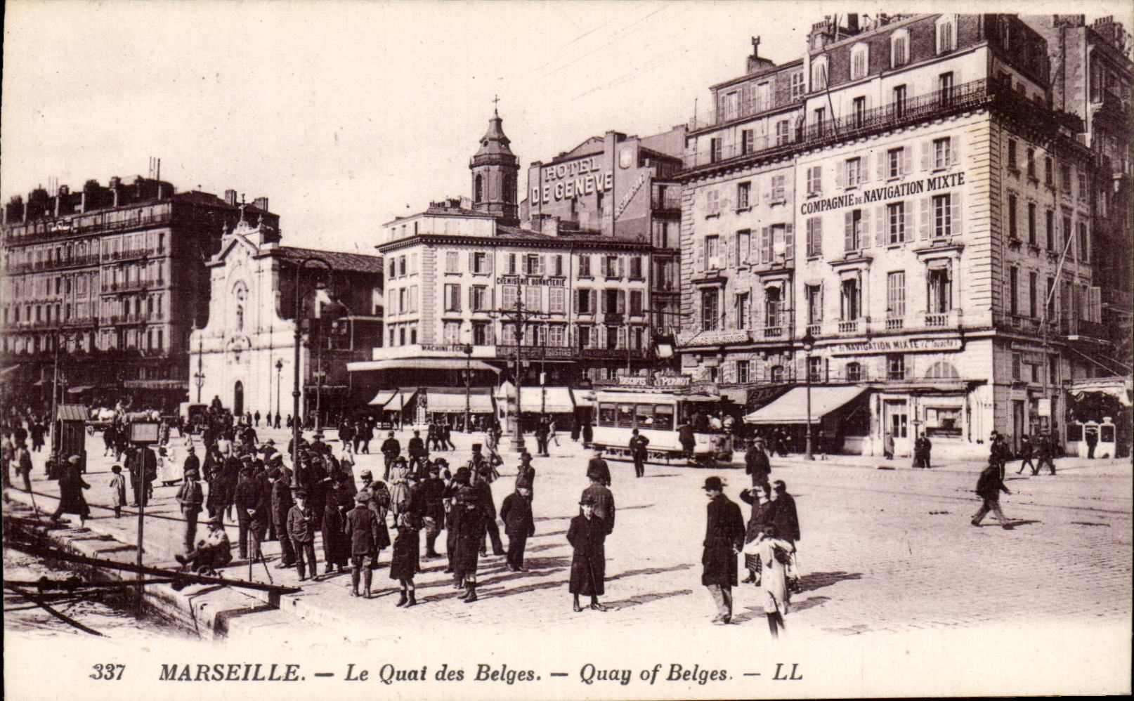 Marseille - Le Quai des Belges - CPA 