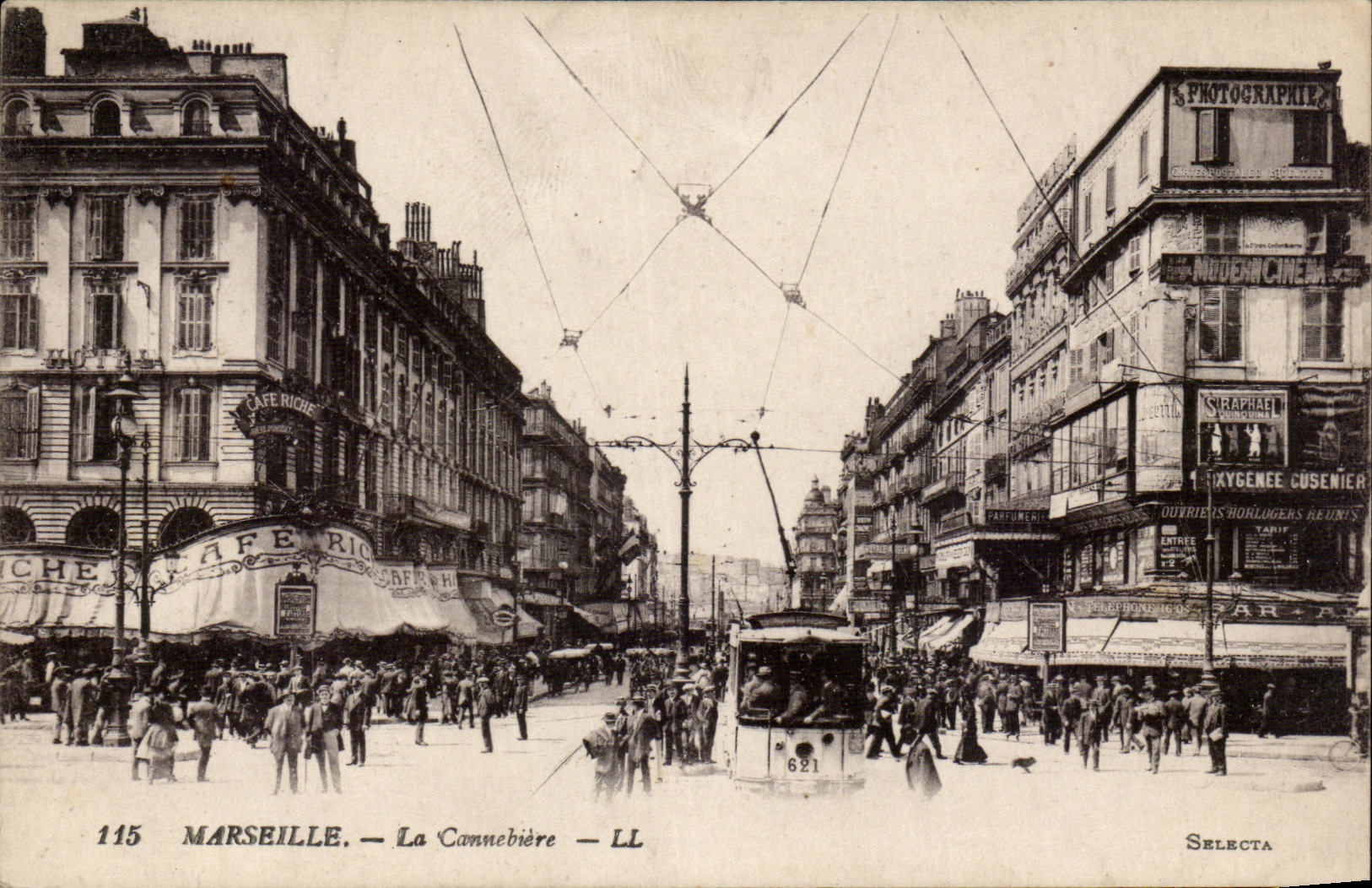 Marseille - La Cannebiere - CPA 