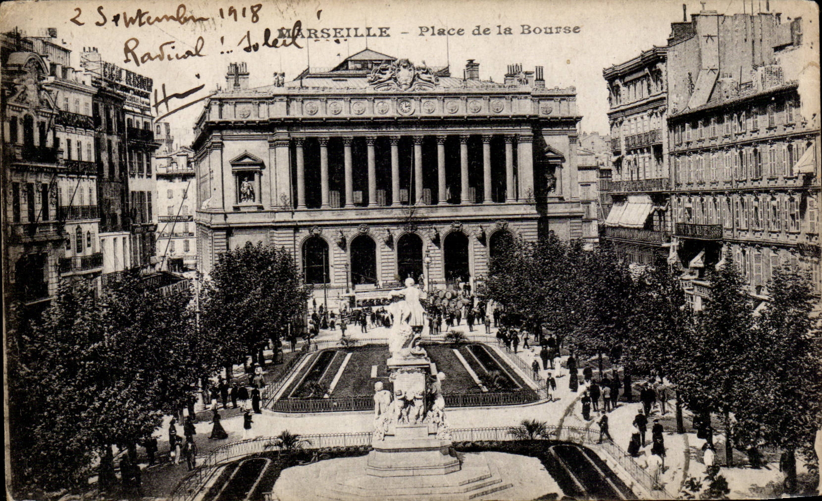 Marseille - Place de la Bourse - CPA 