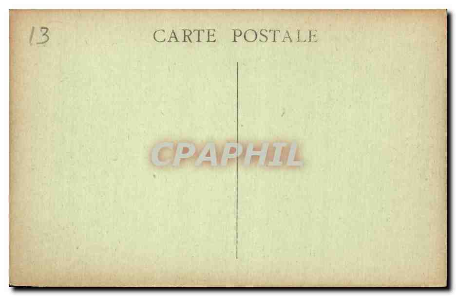 Marseille - Fontaine Cantini - Notre Dame de la Garde - CPA  — Rückseite