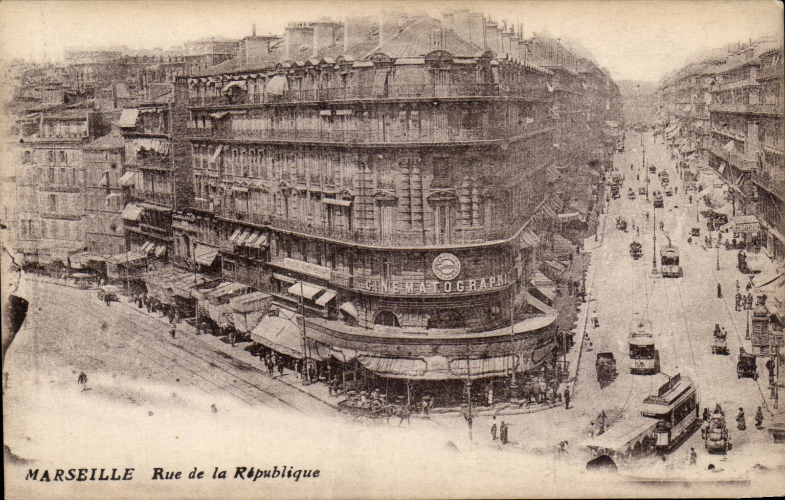 Marseille - Rue de la Republique - CPA 